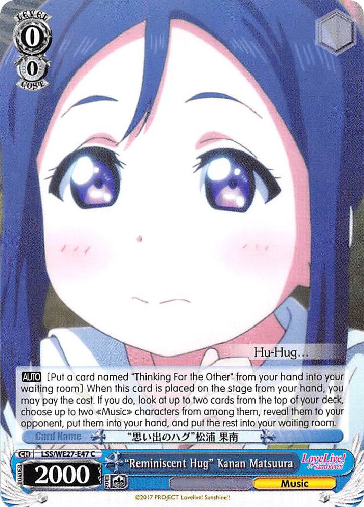 "Reminiscent Hug" Kanan Matsuura - [Love Live! Sunshine!! Extra Booster] | Gear Gaming Fayetteville
