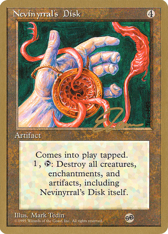 Nevinyrral's Disk (Eric Tam) (SB) [Pro Tour Collector Set] | Gear Gaming Fayetteville