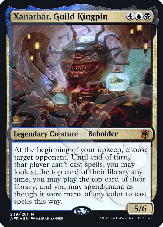 Xanathar, Guild Kingpin (Ampersand Promo) [Dungeons & Dragons: Adventures in the Forgotten Realms Promos] | Gear Gaming Fayetteville