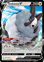 Dubwool V (SWSH049) (Jumbo Card) [Sword & Shield: Black Star Promos] | Gear Gaming Fayetteville