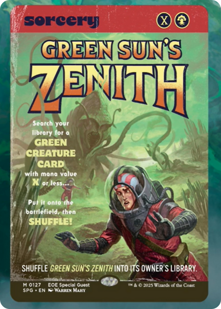 Green Sun's Zenith (Showcase) [Edge of Eternities Special Guests] | Gear Gaming Fayetteville