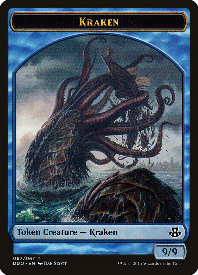 Kraken Token [Duel Decks: Elspeth vs. Kiora] | Gear Gaming Fayetteville