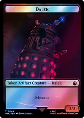 Dalek // Treasure (0062) Double-Sided Token (Surge Foil) [Doctor Who Tokens] | Gear Gaming Fayetteville