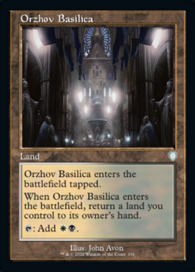 Orzhov Basilica (Retro) [The Brothers' War Commander] | Gear Gaming Fayetteville
