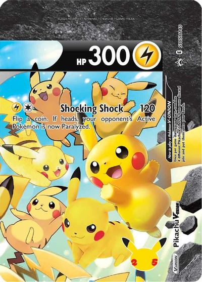 Pikachu V-UNION (SWSH140) (Celebrations) [Sword & Shield: Black Star Promos] | Gear Gaming Fayetteville