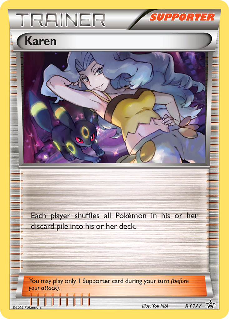 Karen (XY177) [XY: Black Star Promos] | Gear Gaming Fayetteville