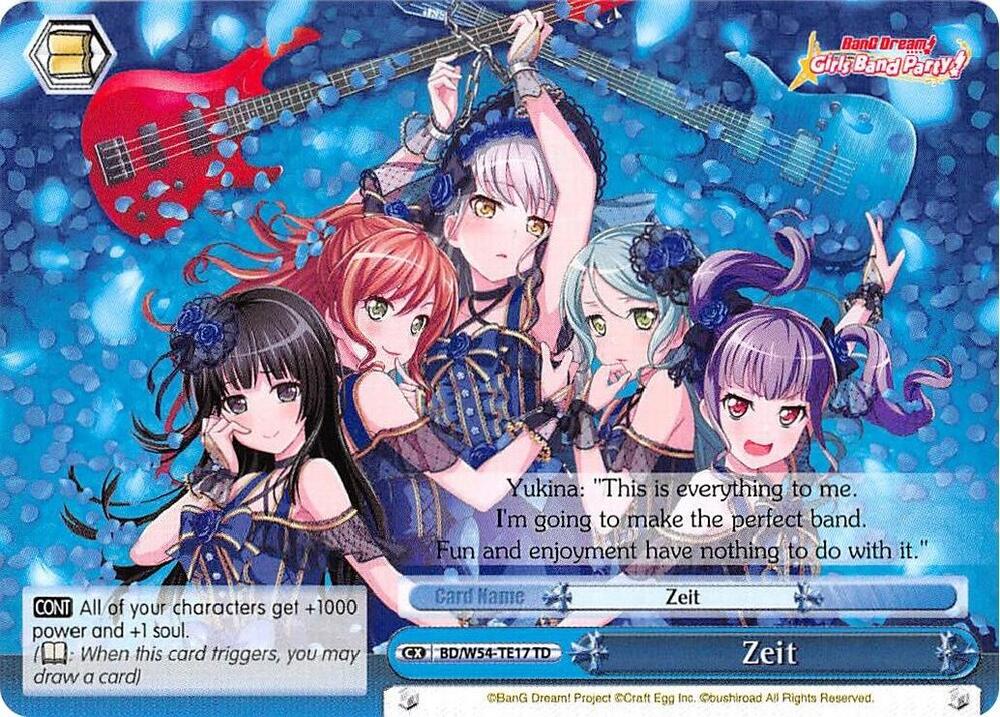 Zeit - [BanG Dream! Girls Band Party!] | Gear Gaming Fayetteville