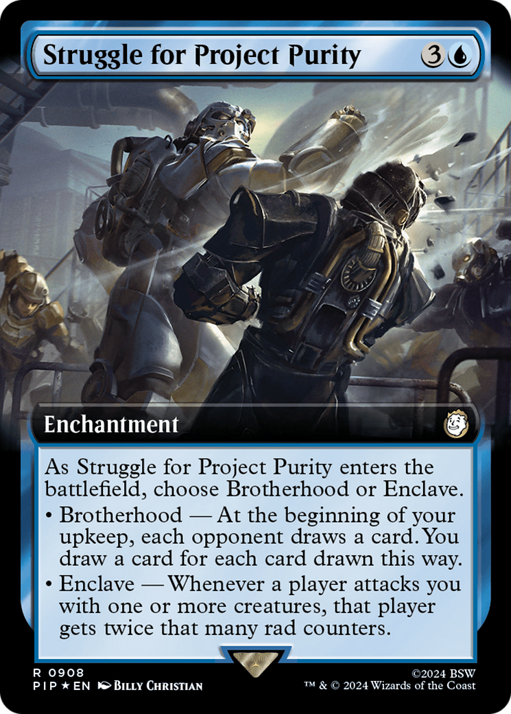 Struggle for Project Purity (Extended Art) (Surge Foil) [Fallout] | Gear Gaming Fayetteville