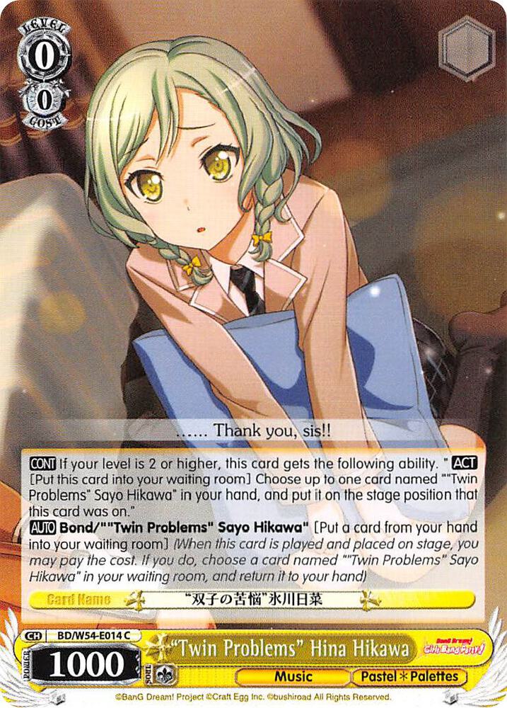 "Twin Problems" Hina Hikawa - [BanG Dream! Girls Band Party!] | Gear Gaming Fayetteville