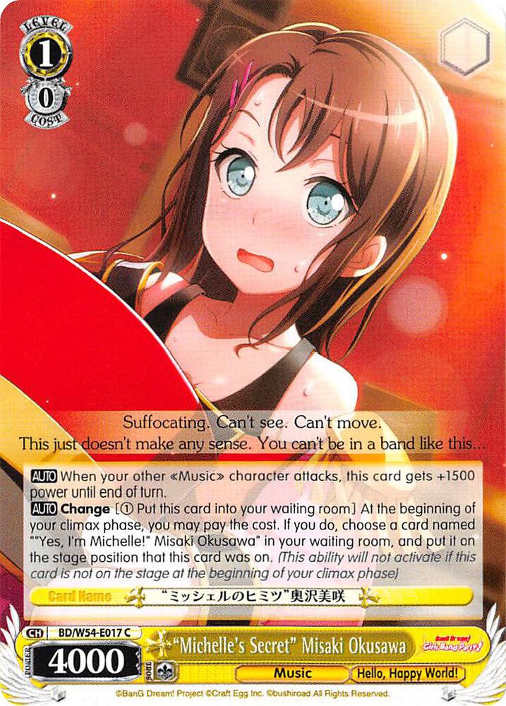 "Michelle's Secret" Misaki Okusawa - [BanG Dream! Girls Band Party!] | Gear Gaming Fayetteville