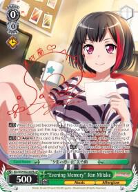 "Evening Memory" Ran Mitake (B) (SP) - [BanG Dream! Girls Band Party!] | Gear Gaming Fayetteville