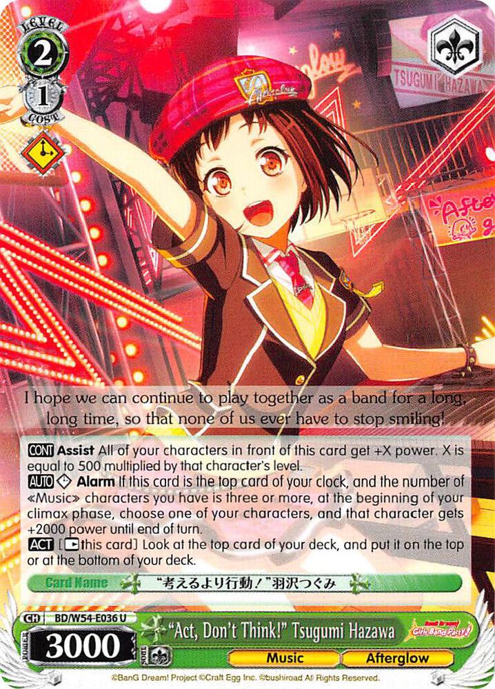 "Act, Don't Think!" Tsugumi Hazawa - [BanG Dream! Girls Band Party!] | Gear Gaming Fayetteville
