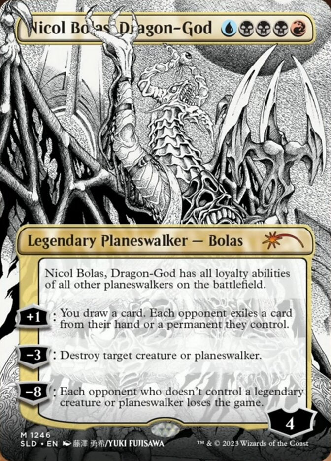 Nicol Bolas, Dragon-God (Borderless) [Secret Lair Drop Series] | Gear Gaming Fayetteville