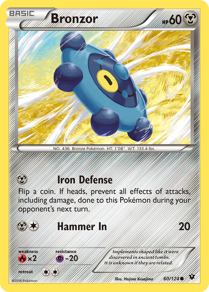 Bronzor (60/124) [XY: Fates Collide] | Gear Gaming Fayetteville