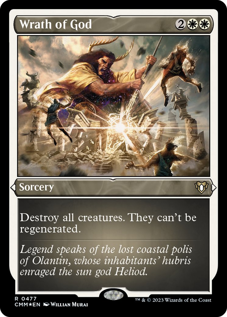 Wrath of God (Foil Etched) [Commander Masters] | Gear Gaming Fayetteville