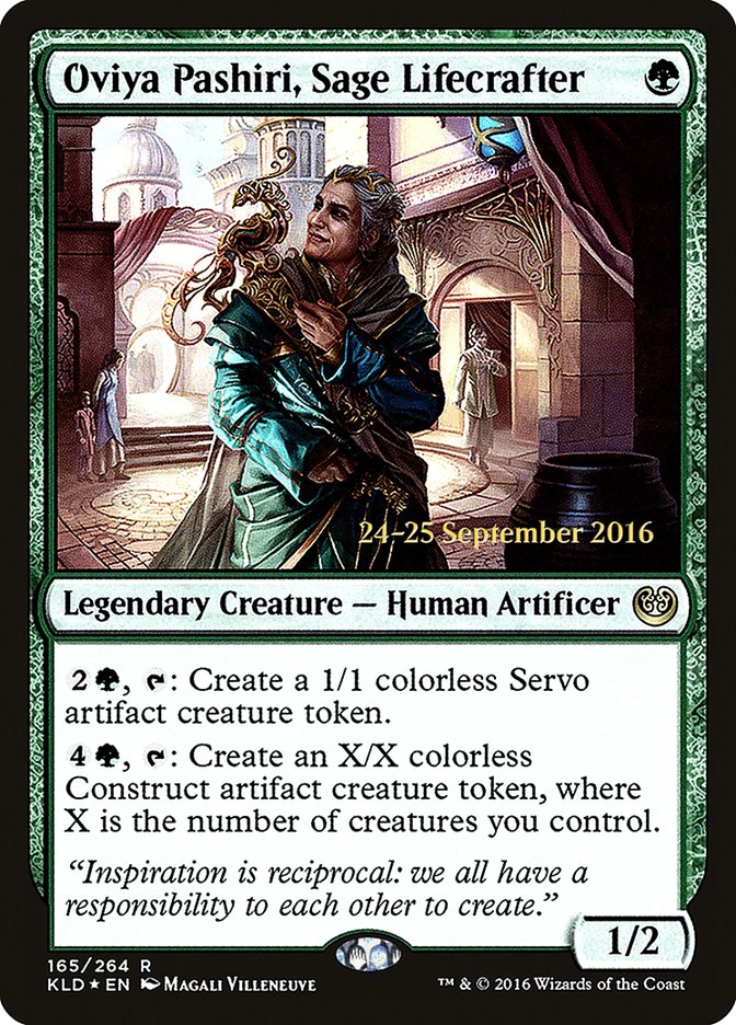 Oviya Pashiri, Sage Lifecrafter [Kaladesh Prerelease Promos] | Gear Gaming Fayetteville