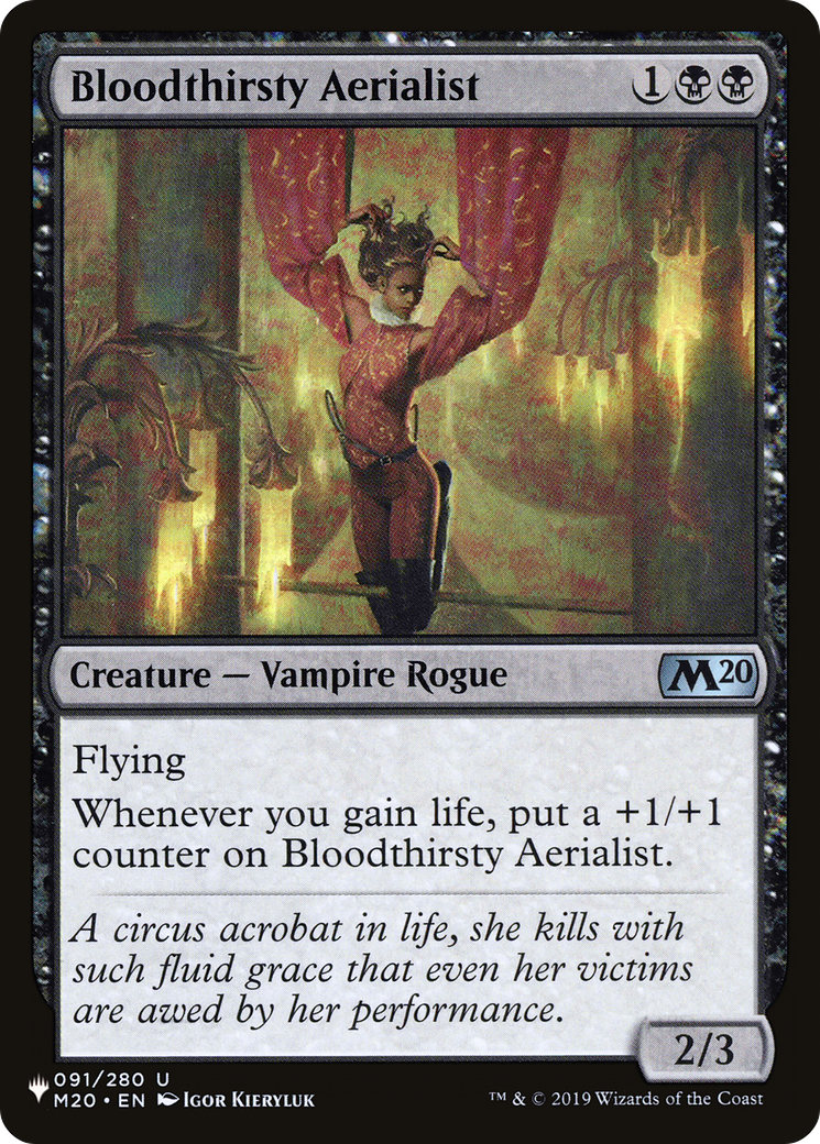 Bloodthirsty Aerialist [The List Reprints] | Gear Gaming Fayetteville