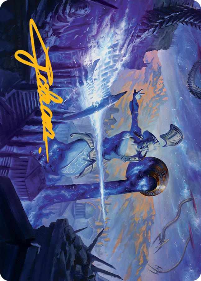 Ephara, Ever-Sheltering Art Card (Gold-Stamped Signature) [March of the Machine Art Series] | Gear Gaming Fayetteville