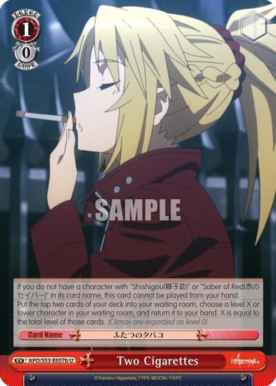 Two Cigarettes (B) - [Fate/Apocrypha] | Gear Gaming Fayetteville
