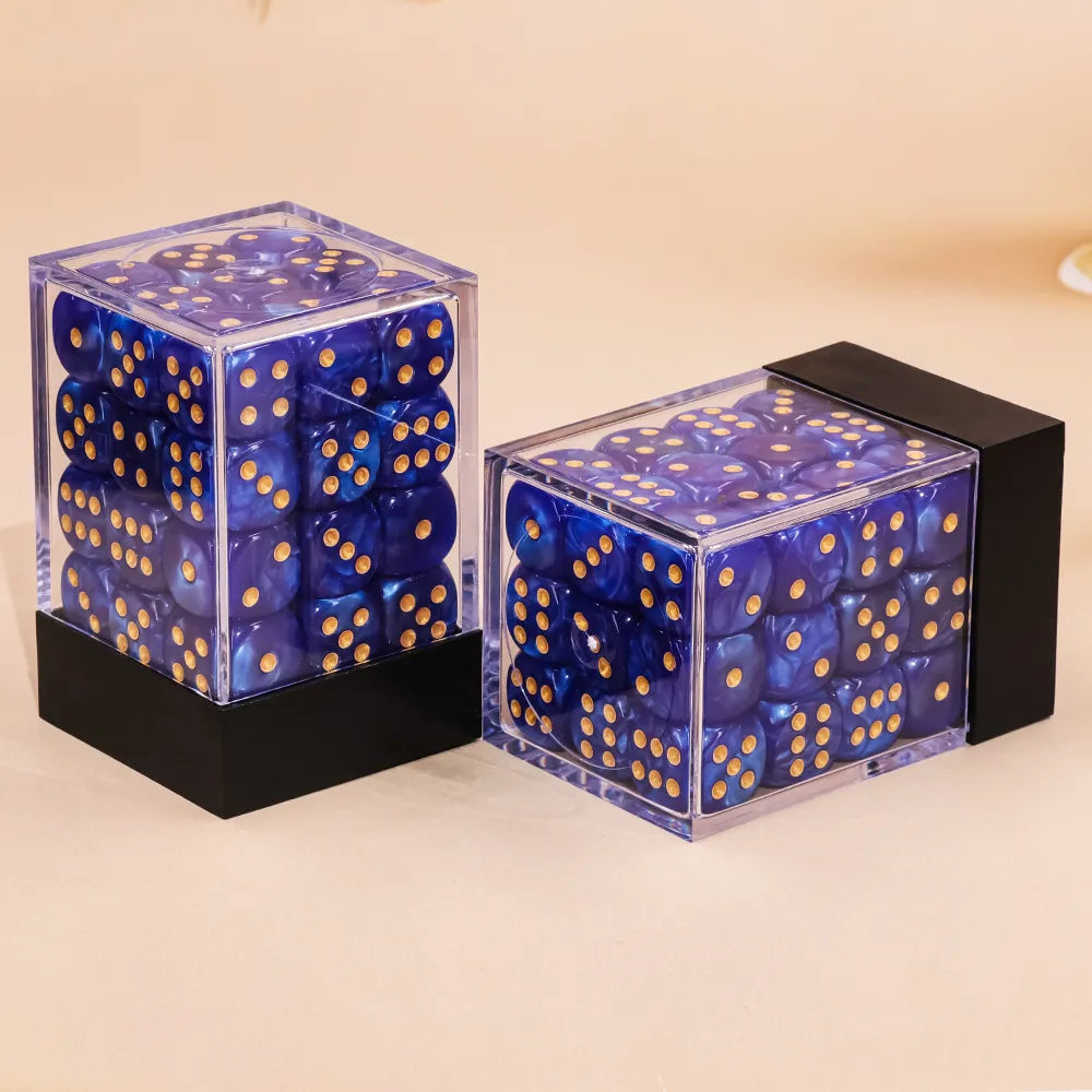 Blue Pearl 12mm D6 block of 36 dice | Gear Gaming Fayetteville