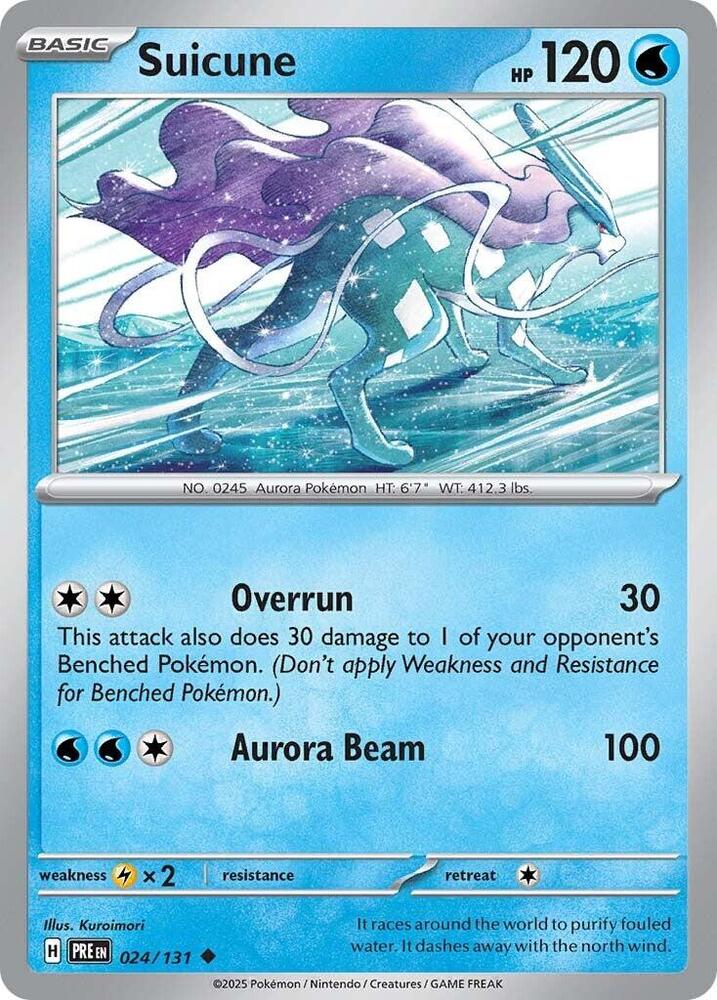 Suicune (024/131) [Scarlet & Violet: Prismatic Evolutions] | Gear Gaming Fayetteville