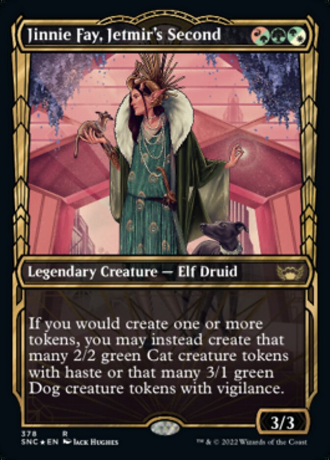 Jinnie Fay, Jetmir's Second (Showcase Golden Age Gilded Foil) [Streets of New Capenna] | Gear Gaming Fayetteville