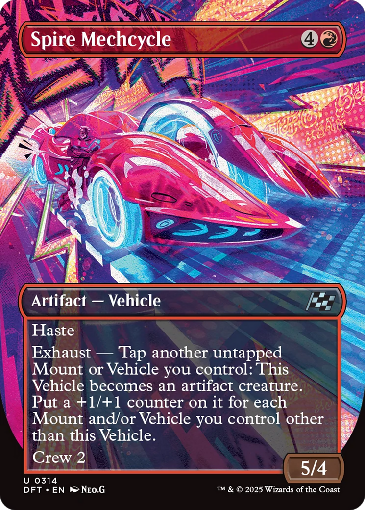 Spire Mechcycle (Borderless) [Aetherdrift] | Gear Gaming Fayetteville