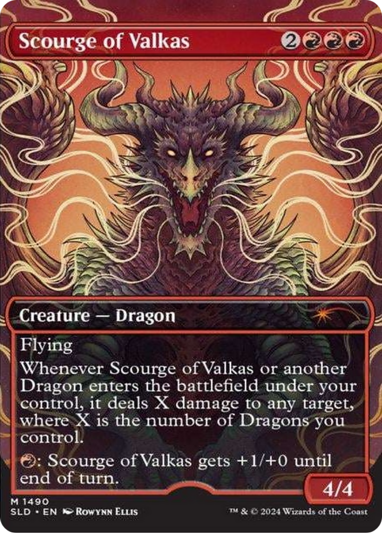 Scourge of Valkas (Rainbow Foil) [Secret Lair Drop Series] | Gear Gaming Fayetteville