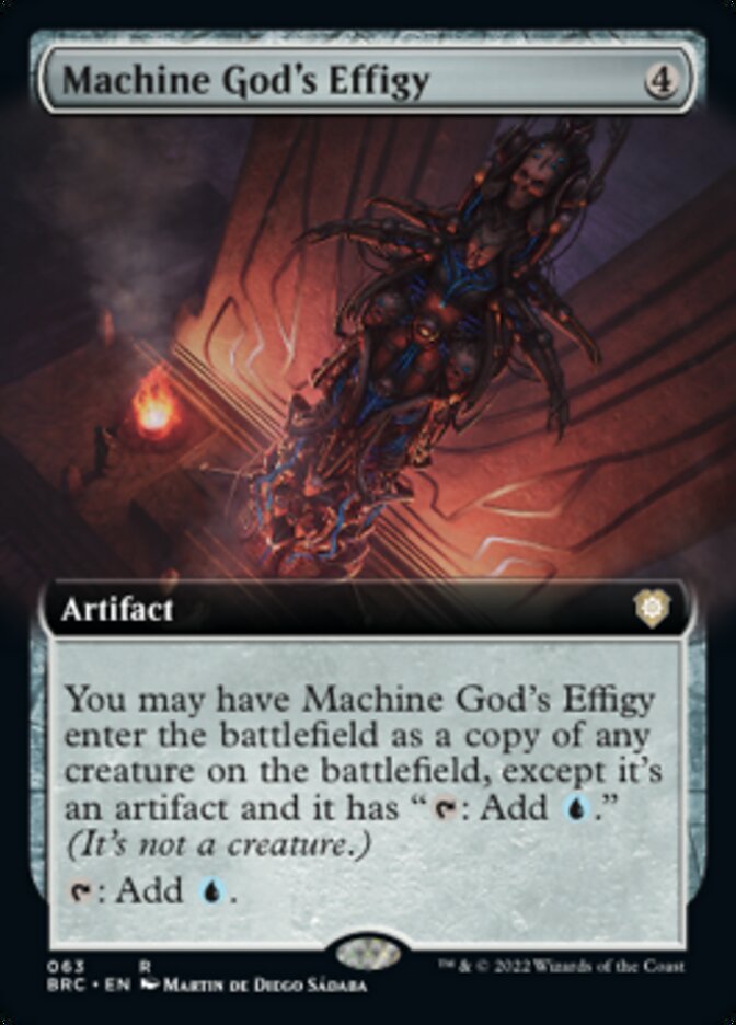 Machine God's Effigy (Extended Art) [The Brothers' War Commander] | Gear Gaming Fayetteville