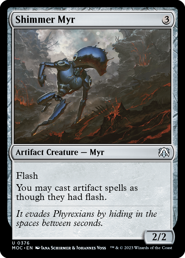 Shimmer Myr [March of the Machine Commander] | Gear Gaming Fayetteville