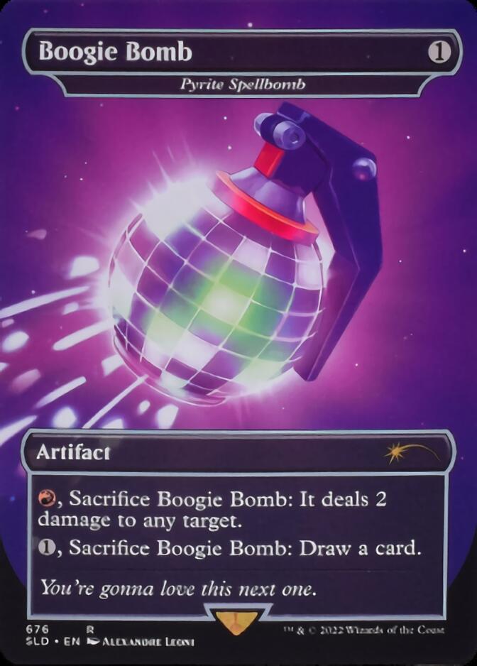 Pyrite Spellbomb - Boogie Bomb (Borderless) [Secret Lair Drop Promos] | Gear Gaming Fayetteville