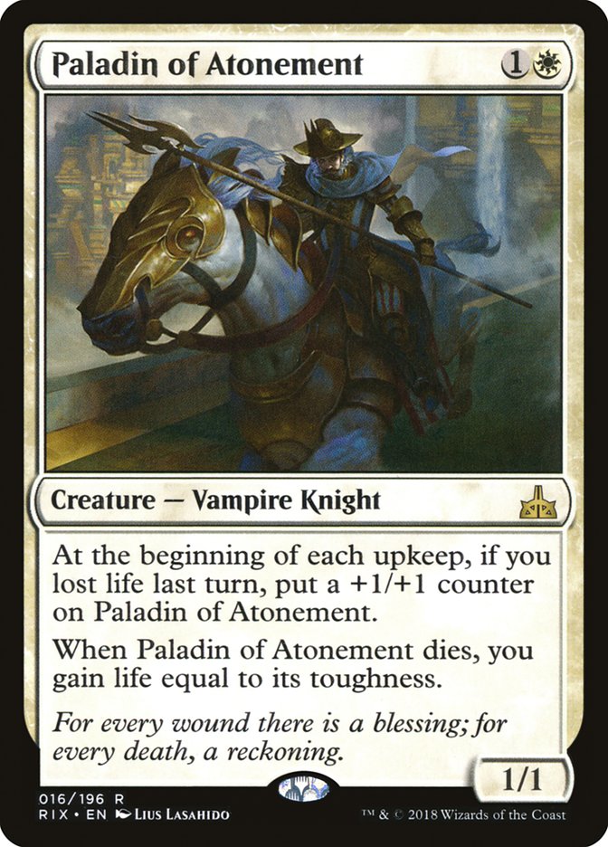 Paladin of Atonement [Rivals of Ixalan] | Gear Gaming Fayetteville