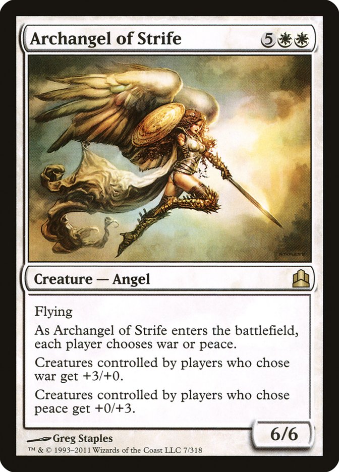 Archangel of Strife [Commander 2011] | Gear Gaming Fayetteville