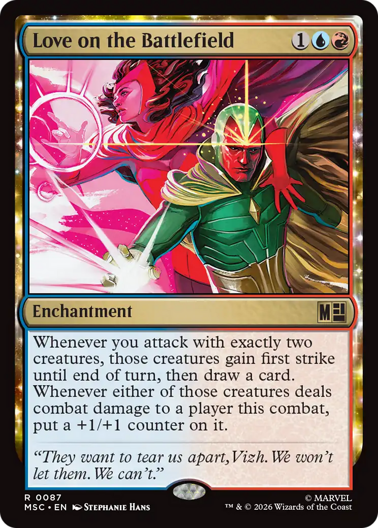 Love on the Battlefield (Surge Foil) [Marvel Super Heroes Commander] | Gear Gaming Fayetteville