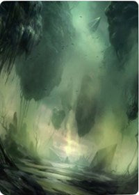 Swamp 1 Art Card [Zendikar Rising Art Series] | Gear Gaming Fayetteville