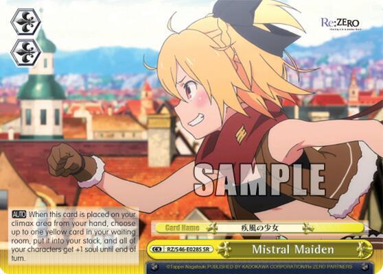 Mistral Maiden (SR) - [Re:ZERO] | Gear Gaming Fayetteville
