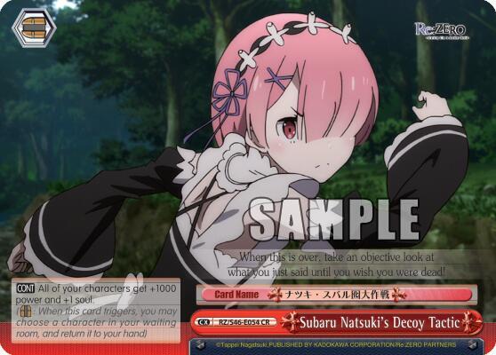 Subaru Natsuki's Decoy Tactic - [Re:ZERO] | Gear Gaming Fayetteville