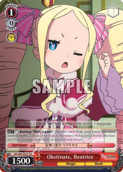 Obstinate, Beatrice - [Re:ZERO] | Gear Gaming Fayetteville