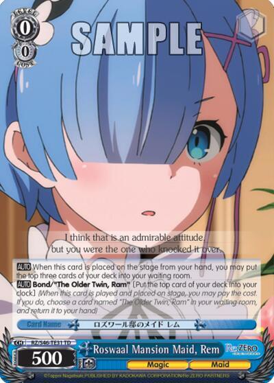 Roswaal Mansion Maid, Rem - [Re:ZERO] | Gear Gaming Fayetteville