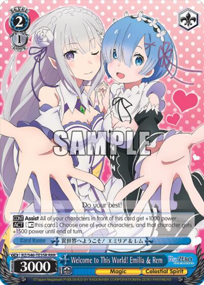 Welcome to This World! Emilia & Rem (RRR) - [Re:ZERO] | Gear Gaming Fayetteville