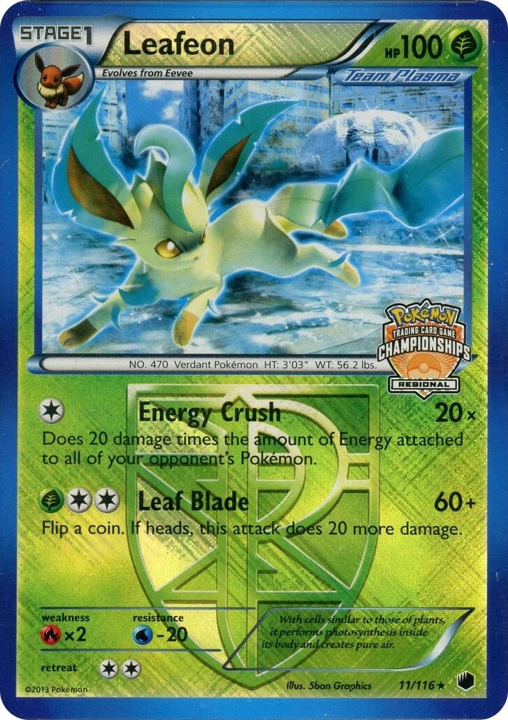 Leafeon (11)/116 (Regional Championship Promo) [League & Championship Cards] | Gear Gaming Fayetteville