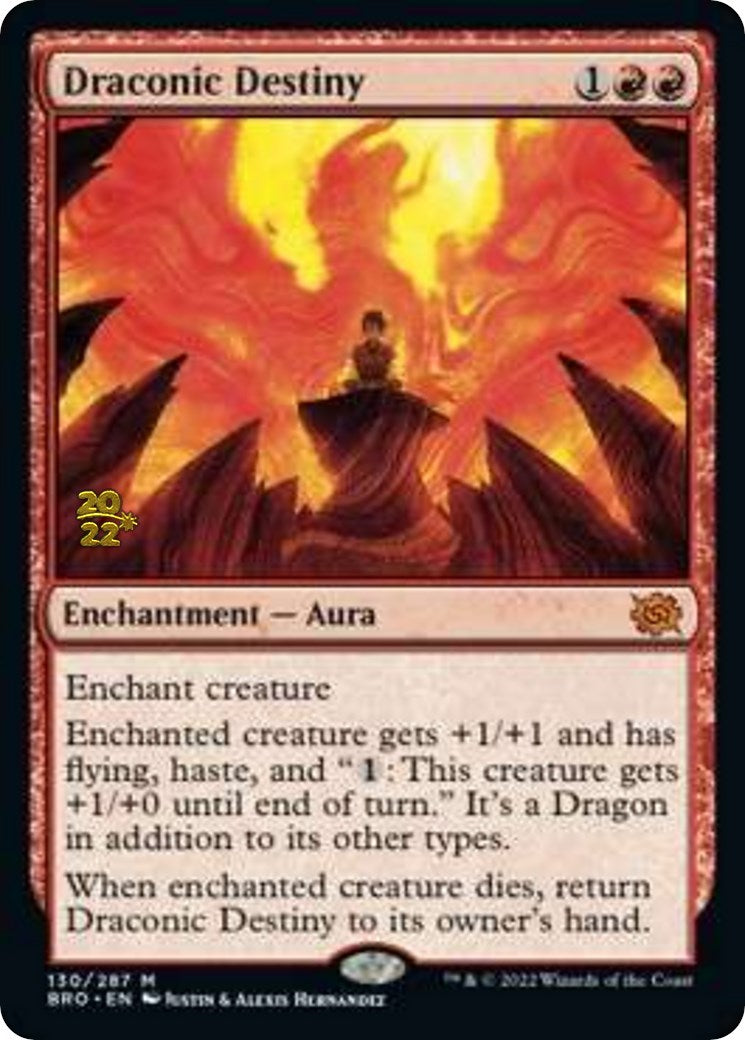 Draconic Destiny [The Brothers' War Prerelease Promos] | Gear Gaming Fayetteville