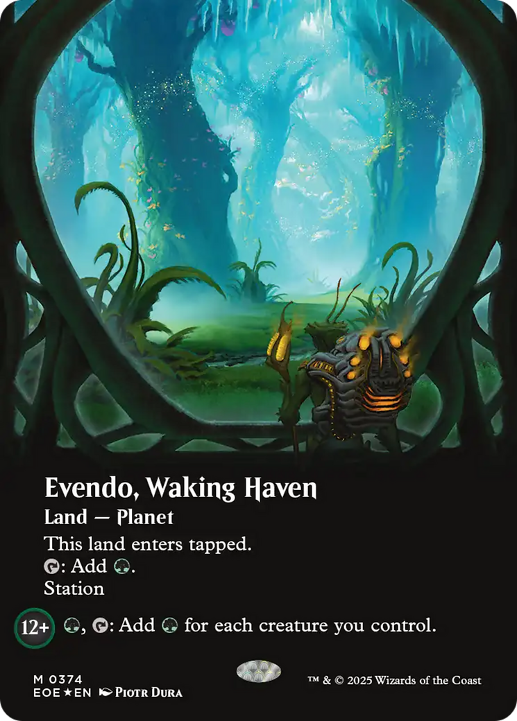 Evendo, Waking Haven (Borderless) (Galaxy Foil) [Edge of Eternities] | Gear Gaming Fayetteville