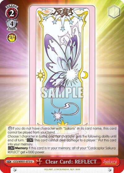 Clear Card: REFLECT - [Cardcaptor Sakura: Clear Card] | Gear Gaming Fayetteville