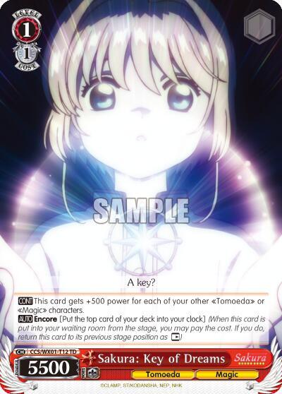 Sakura: Key of Dreams - [Cardcaptor Sakura: Clear Card] | Gear Gaming Fayetteville
