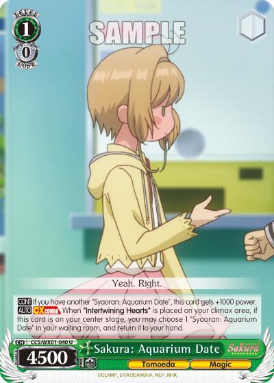 Sakura: Aquarium Date - [Cardcaptor Sakura: Clear Card] | Gear Gaming Fayetteville