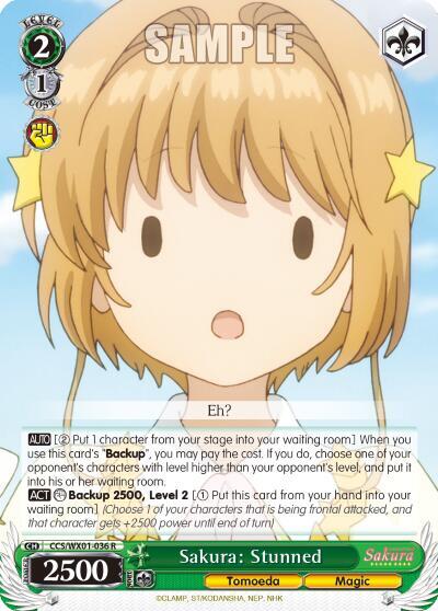 Sakura: Stunned - [Cardcaptor Sakura: Clear Card] | Gear Gaming Fayetteville