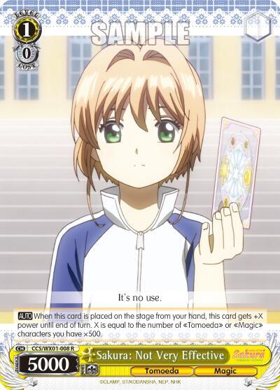 Sakura: Not Very Effective - [Cardcaptor Sakura: Clear Card] | Gear Gaming Fayetteville