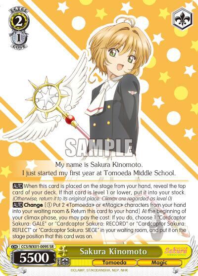 Sakura Kinomoto (SR) - [Cardcaptor Sakura: Clear Card] | Gear Gaming Fayetteville
