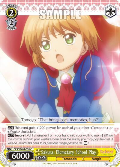 Sakura: Elemetary School Play - [Cardcaptor Sakura: Clear Card] | Gear Gaming Fayetteville